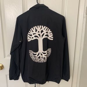 Oaklandish logo button down jacket
